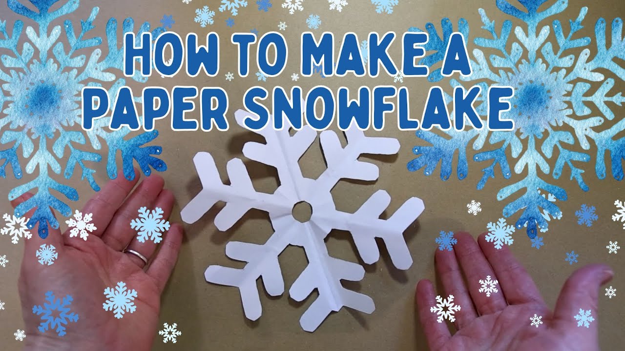 Paper Snowflake Pattern | Make Your Own Paper Snowflake