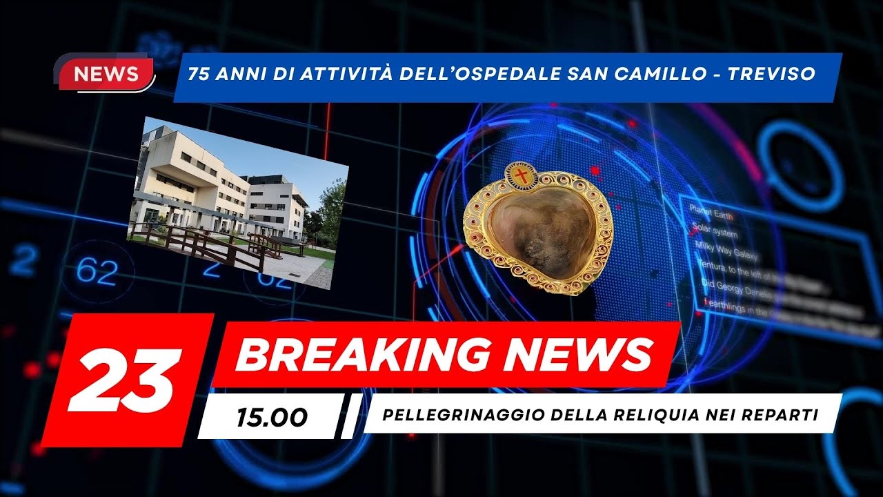 Pellegrinaggio della Reliquia del Cuore nei reparti Ospedale San Camillo Treviso