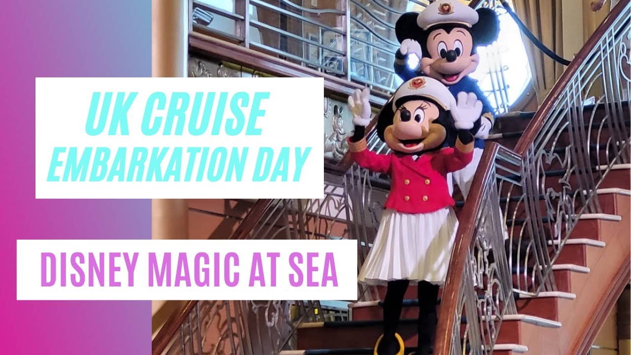 Disney Magic at Sea | Embarkation Day | Disney Magic Cruise | UK Staycation Southampton Cruise