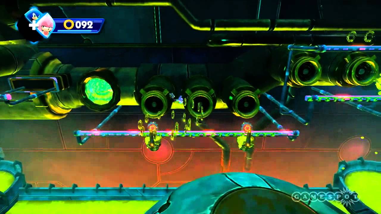 Sonic Boom Side Scroll Gameplay - E3 2014