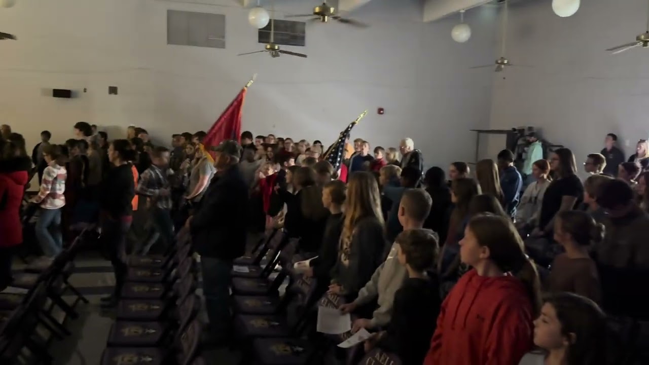SMS Flag March Veterans Ceremony 2025