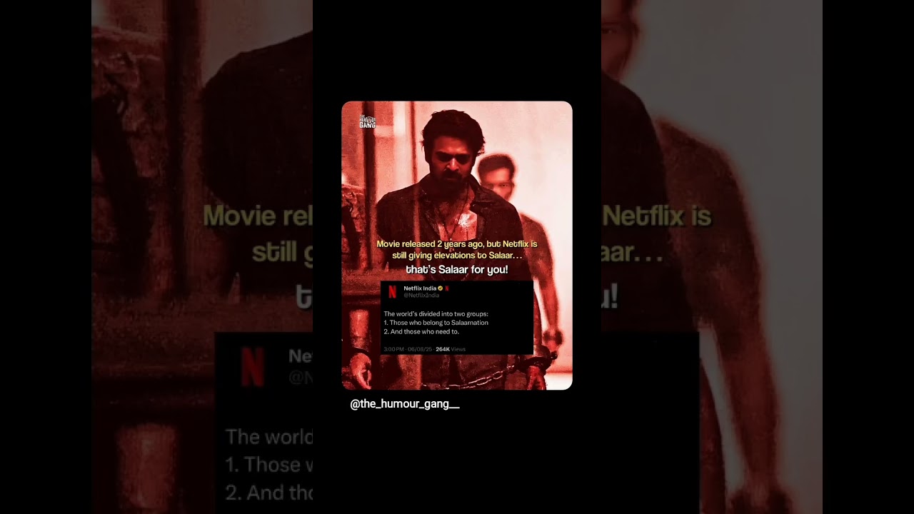 Salaar daily dosage 💉🔥 #salaar #netflix #prabhas #prabhasfans #dailydose #india #tollywood #shorts