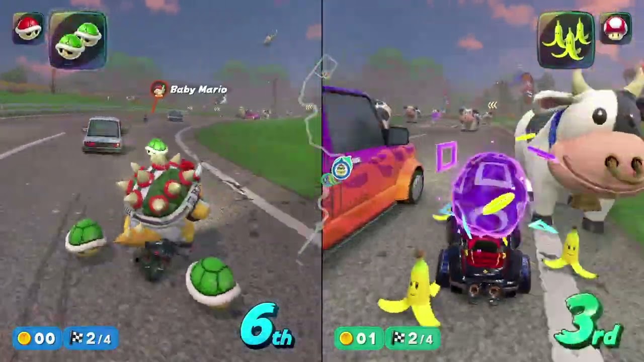 Bowser Team VS Goomba Team : VS Race