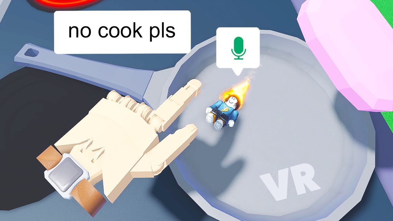 Roblox VR Hands Voice Chat BUT I Nicely Cook People