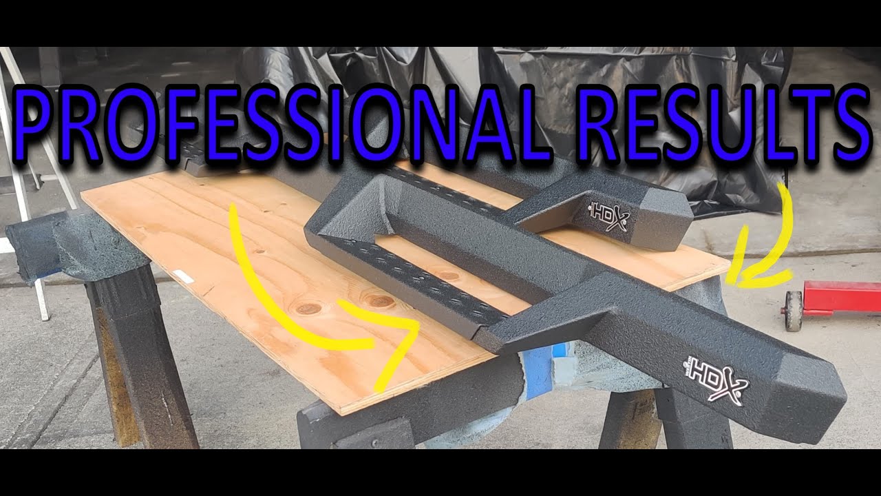 The trick to RAPTOR LINER the pro's DON'T want you to know!!! How to RAPTOR line the RIGHT way!