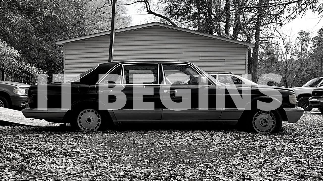 The beginning of the Mercedes 420sel Project