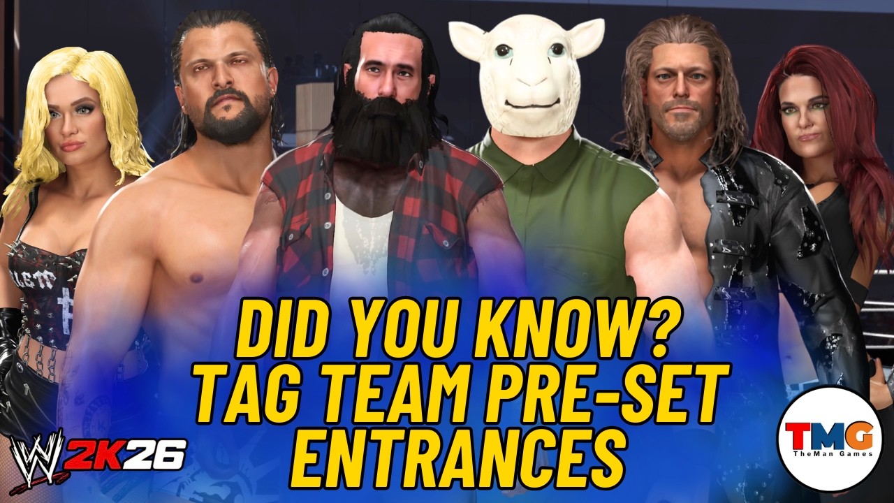 WWE 2K26 : Did you know? HIDDEN! Tag Team Preset Entrances