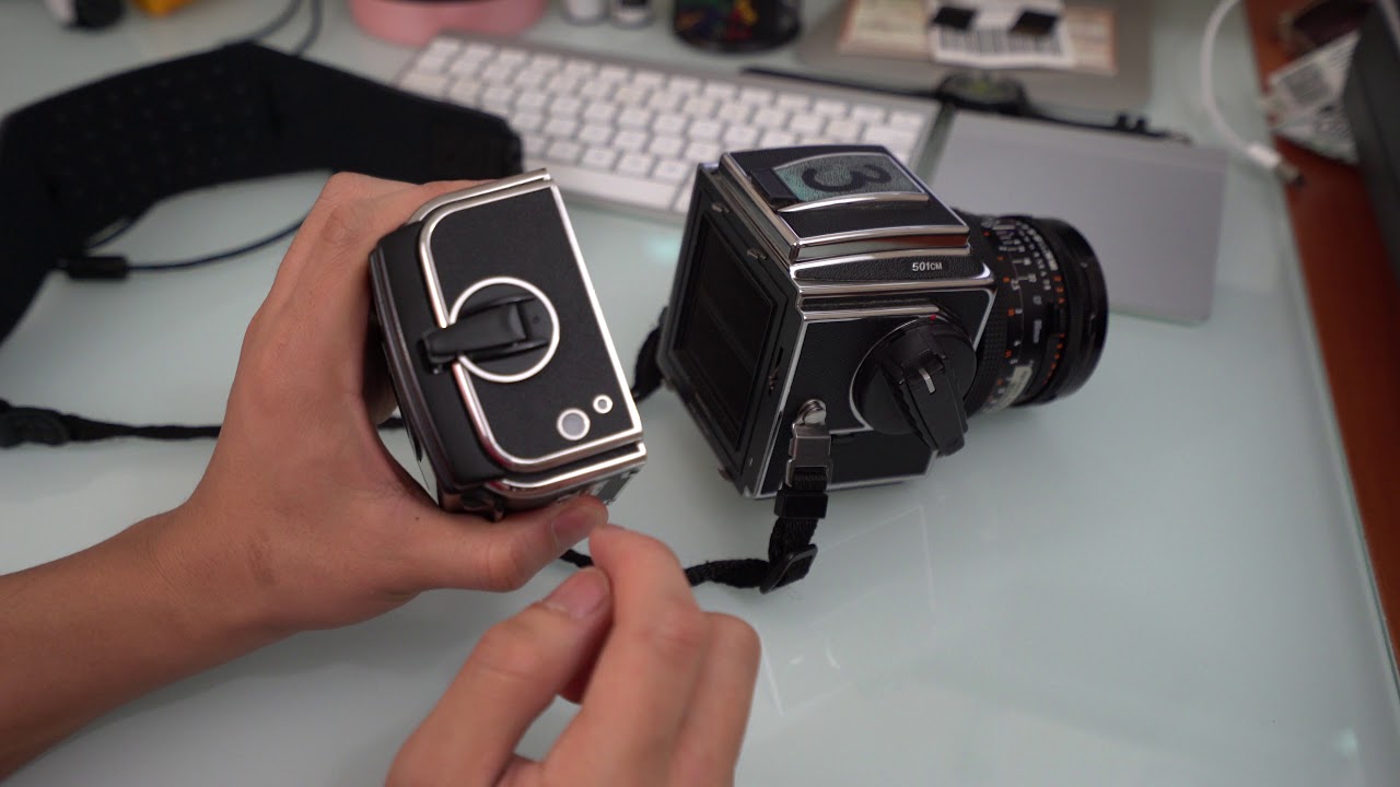How to load film on a Hasselblad 500 Series SLR