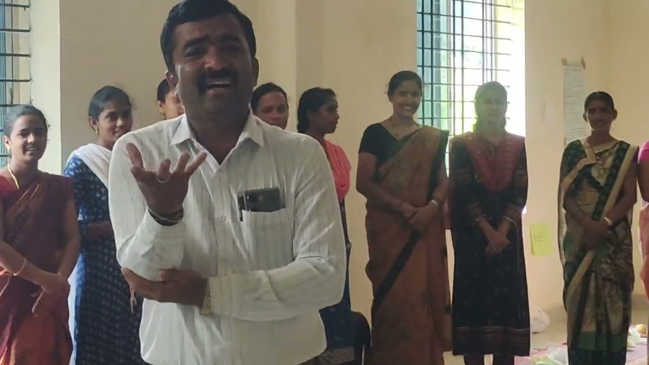 warm up activity by our CRP Hanumantappa kuri sir
