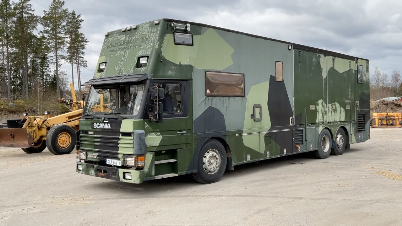 Köp Verkstadsservicebuss Scania K112 TL på Klaravik
