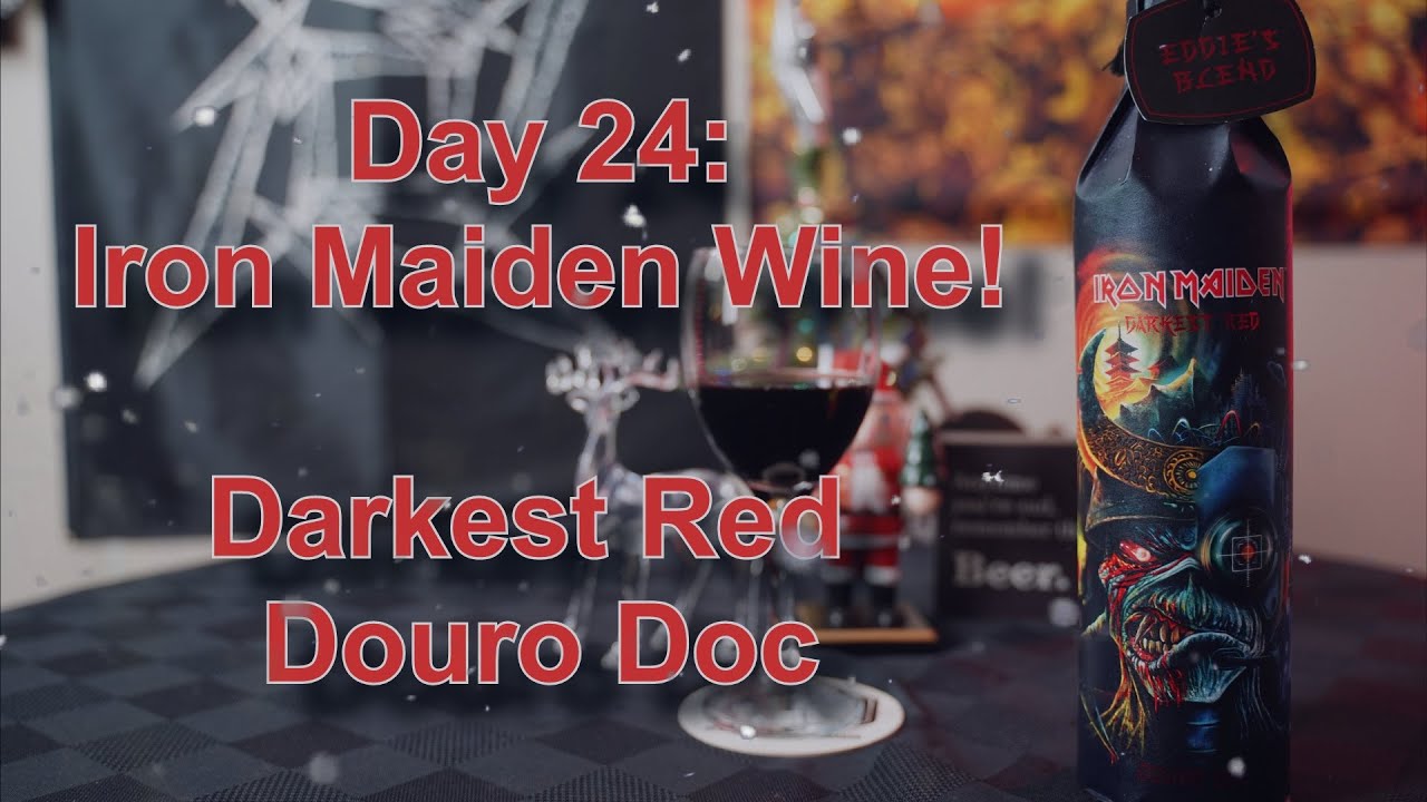 24 Drunken Days of December - Day 24 - Iron Maiden Wine - Darkest Red