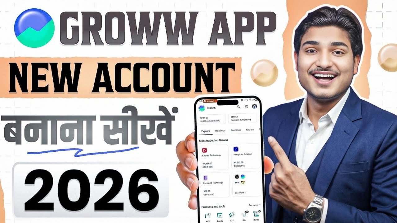 Groww App Account Kaise Banaye | How To Open Groww Demat Account | Groww Account Opening