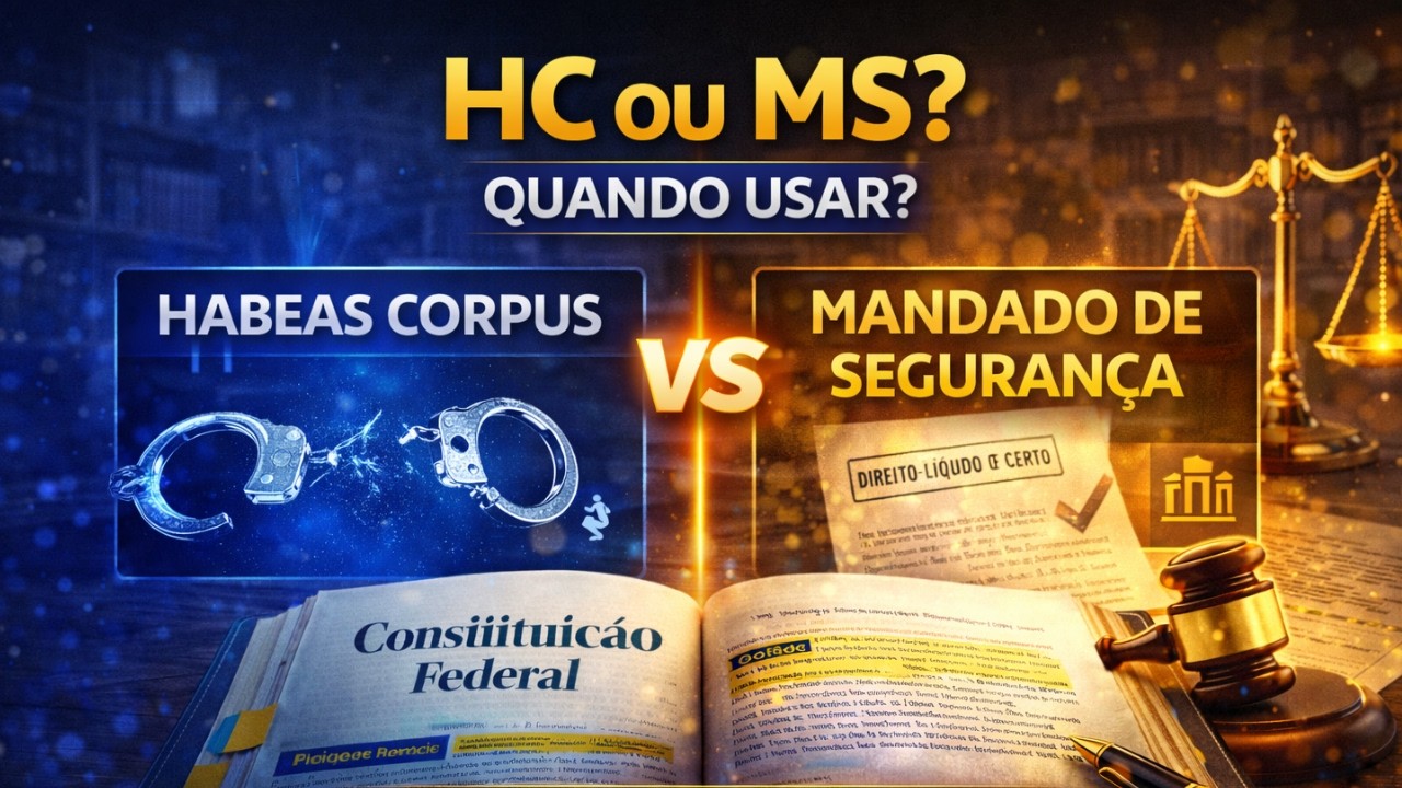 Habeas Corpus e Mandado de Segurança - Explicados em 5 Minutos