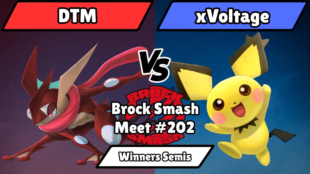 BSM 202 - DTM (Greninja) vs xVoltage (Pichu) - Winners Semis