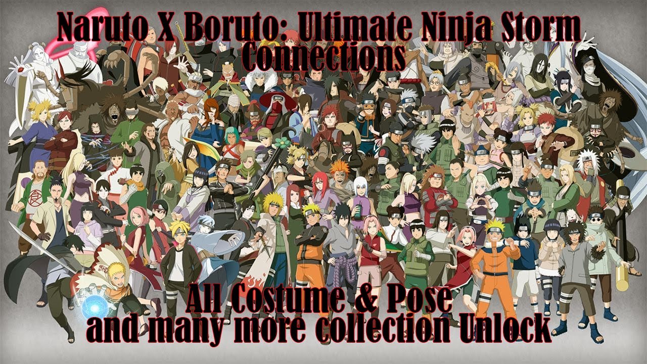 Save File All Costume And Pose NARUTO X BORUTO Ultimate Ninja STORM CONNECTIONS + Save Game