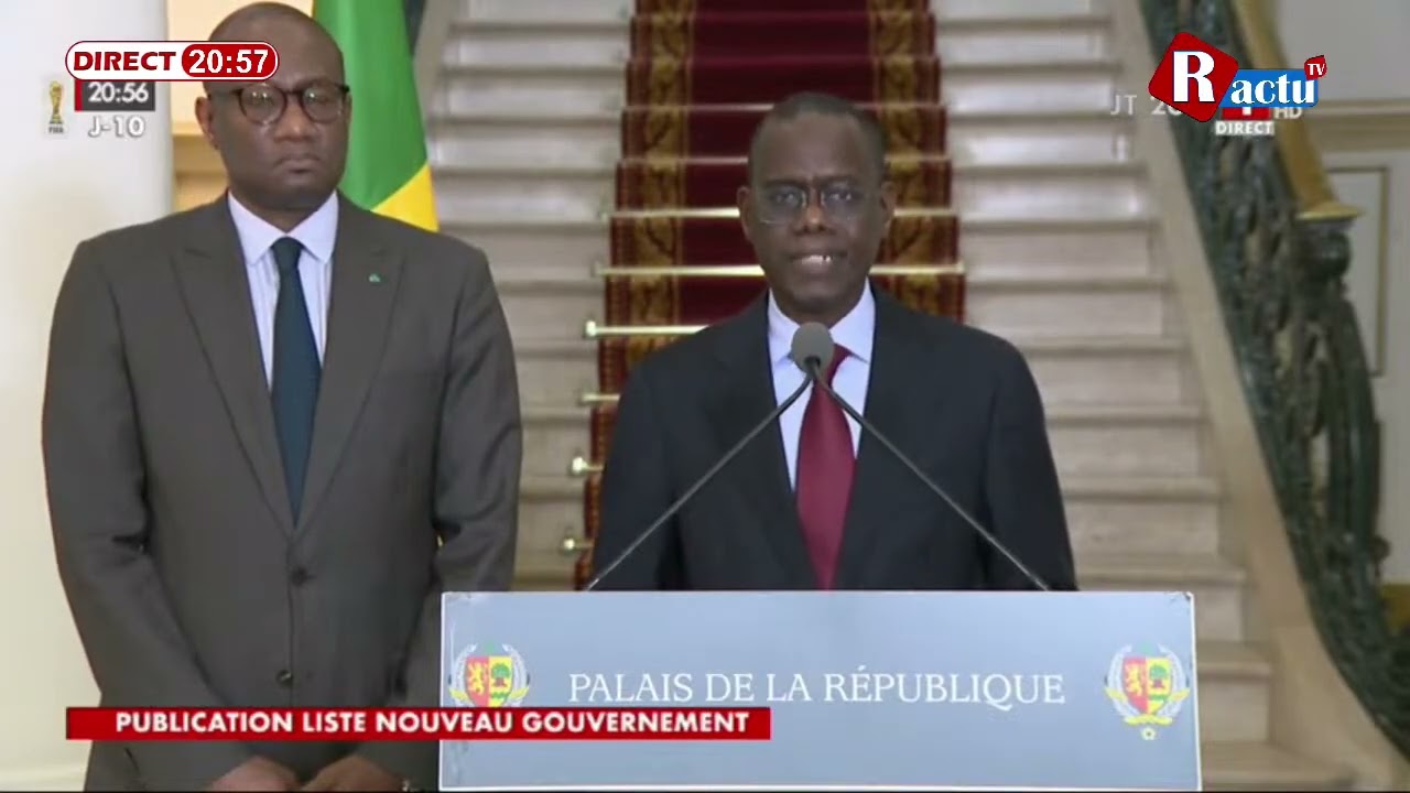 Remaniement minist&eacute;riel: Voici la composition du nouveau Gouvernement du S&eacute;n&eacute;gal