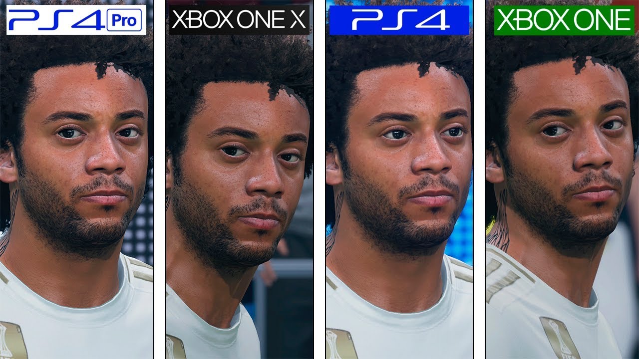 Fifa 20 | ONE X vs PS4 Pro vs ONE vs PS4 | 4K Graphics & FPS Comparison