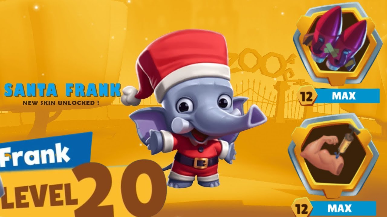 Zooba Frank Maxed Level 20 Gameplay Solo/Duo
