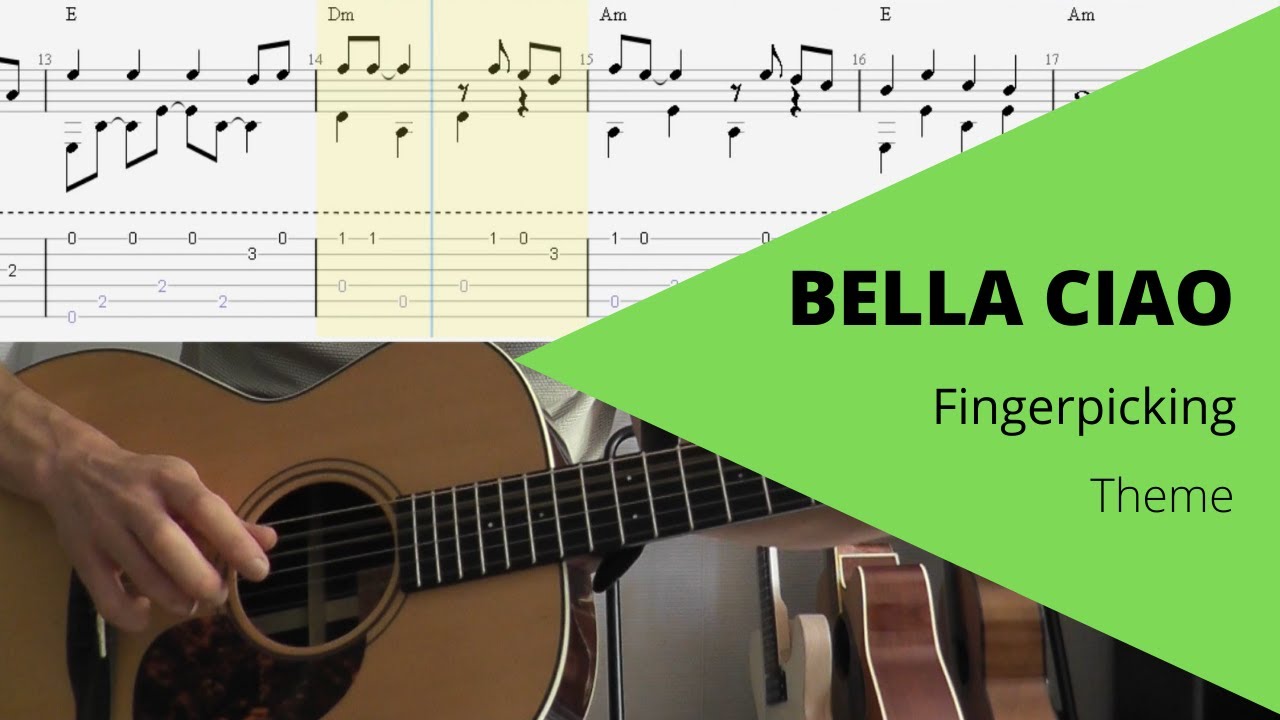 BELLA CIAO THEME - FINGERPICKING (TAB)