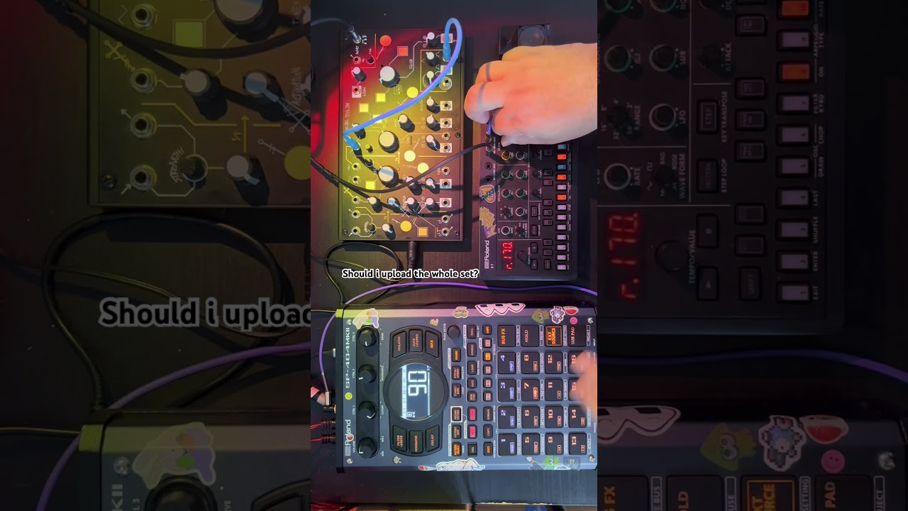 Electronic live jam #strega #makenoise #roland #sp404mk2  #synthnerd #fmsynth