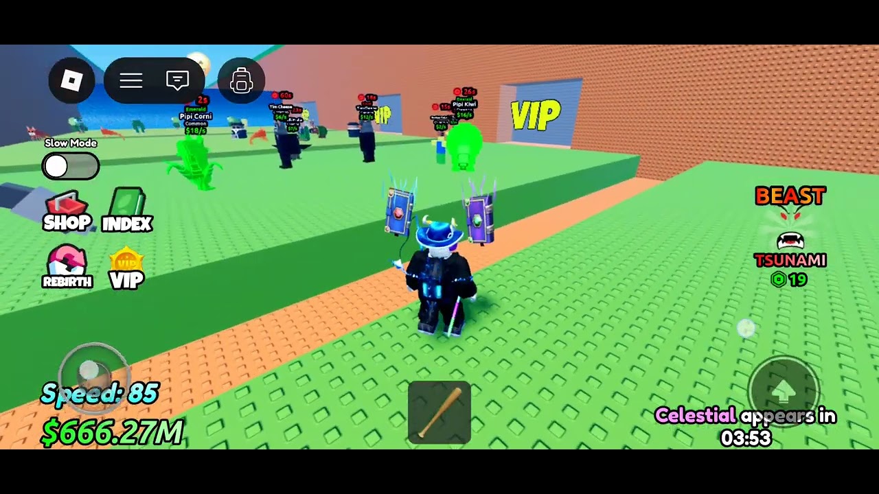 I played Escape from tsunami for brainrot part-2