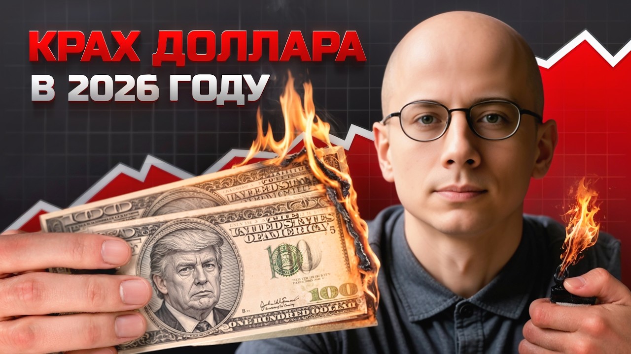 💣 Доллар РУХНЕТ в 2026. Как Трамп ОБЕСЦЕНИВАЕТ госдолг США
