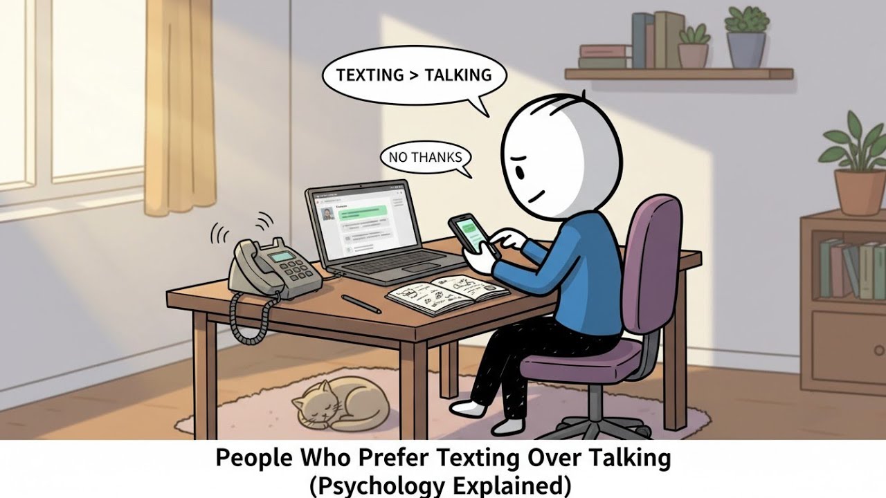 People Who Prefer Texting Over Talking (Psychology Explained)