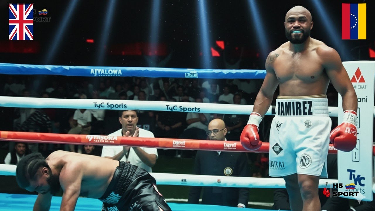 Albert Ram&iacute;rez KO a Jerome Pampellone y se Corona Campe&oacute;n Interino AMB Peso Semipesado 💥