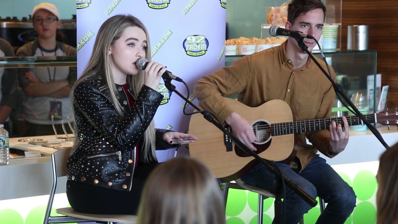 Sabrina Carpenter - Thumbs LIVE acoustic performance with 92Pro-FM
