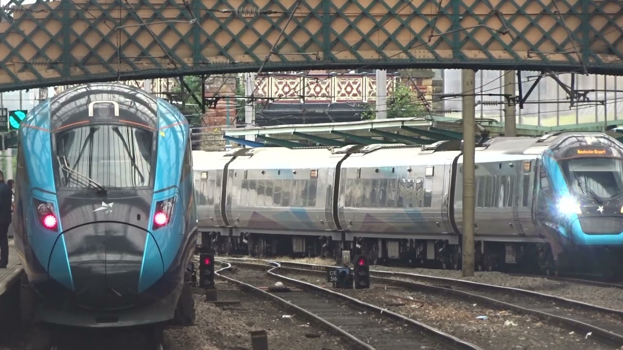 The Class 397 'Civity' TransPennine Express (Nova 2) No.397009 was arrives onto P4 at Carlisle.