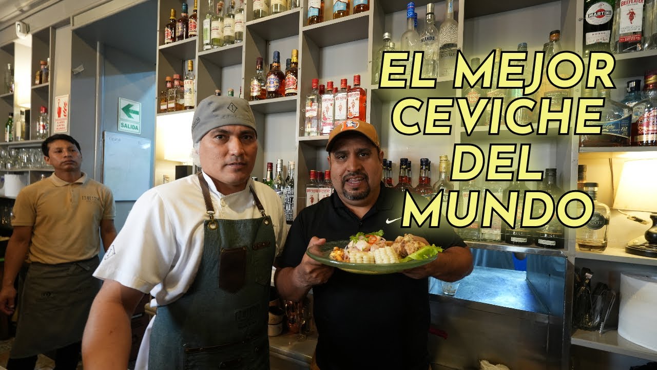 Comimos el mejor Ceviche del mundo, en Lima Peru!