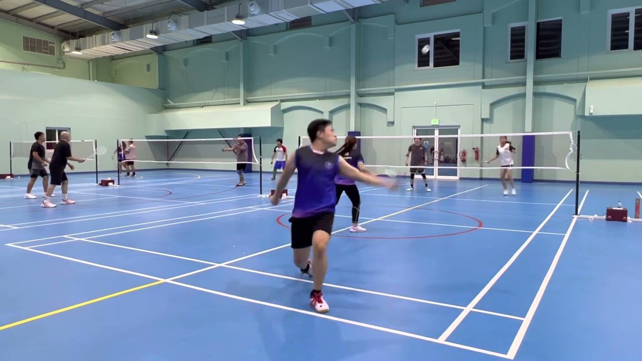 Solid Badminton Club Dubai | Karl/Mia vs Kim/Claire