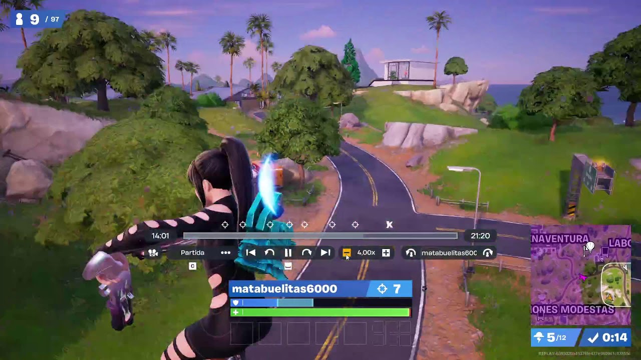 JUGANDO FORTNITE