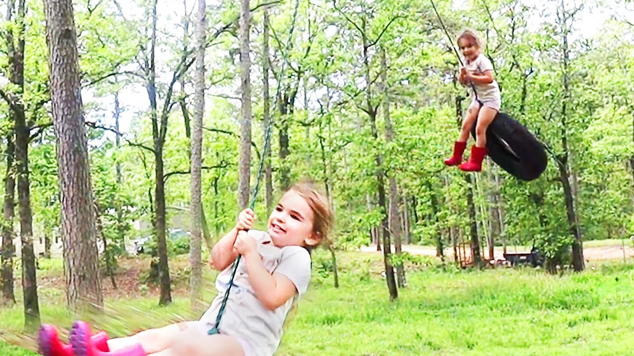 The Epic Tire Tree Swing!