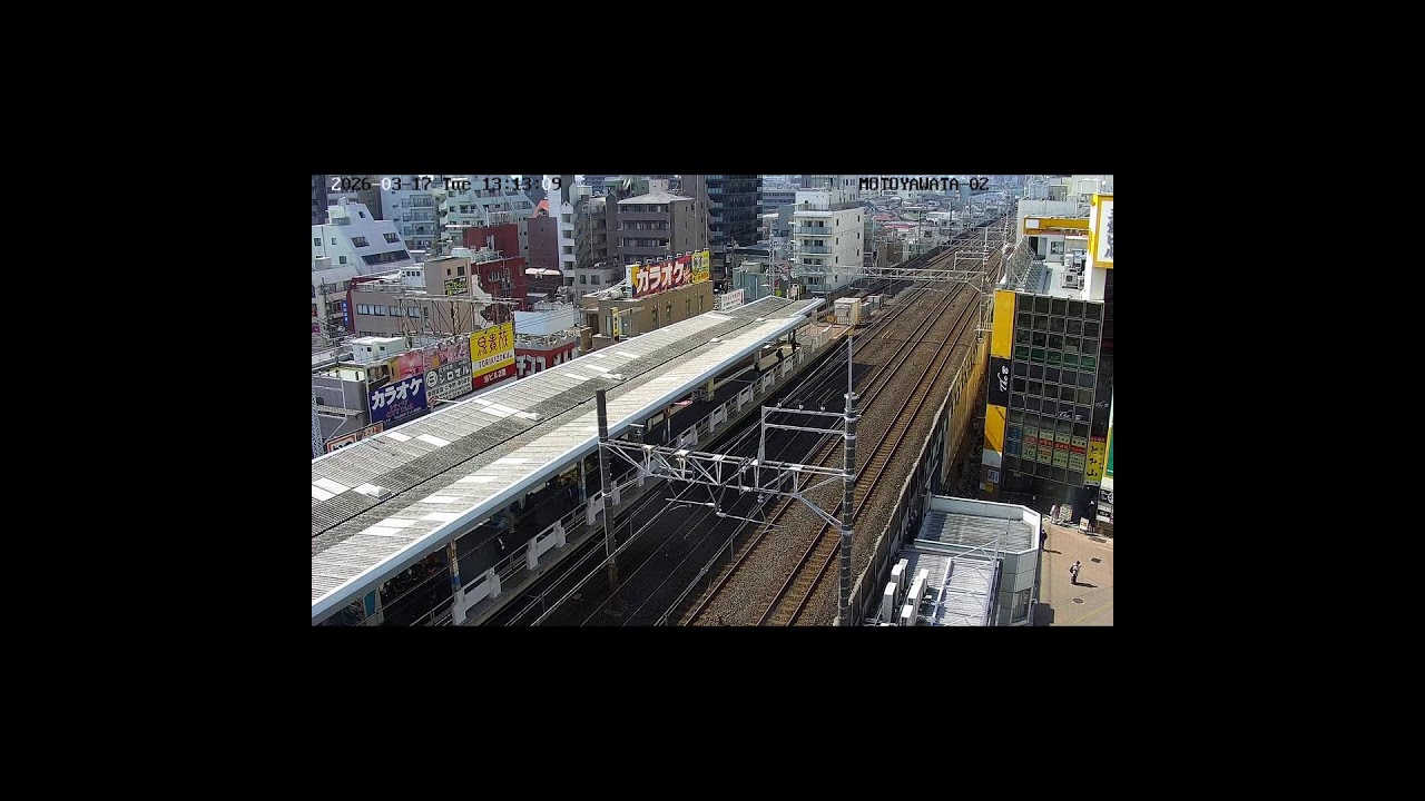 【LIVE】JR本八幡駅北口ライブカメラ　本八幡駅側 LIVECAMERA livestream webcam 電車 鉄道カメラ train station JAPAN 交通情報