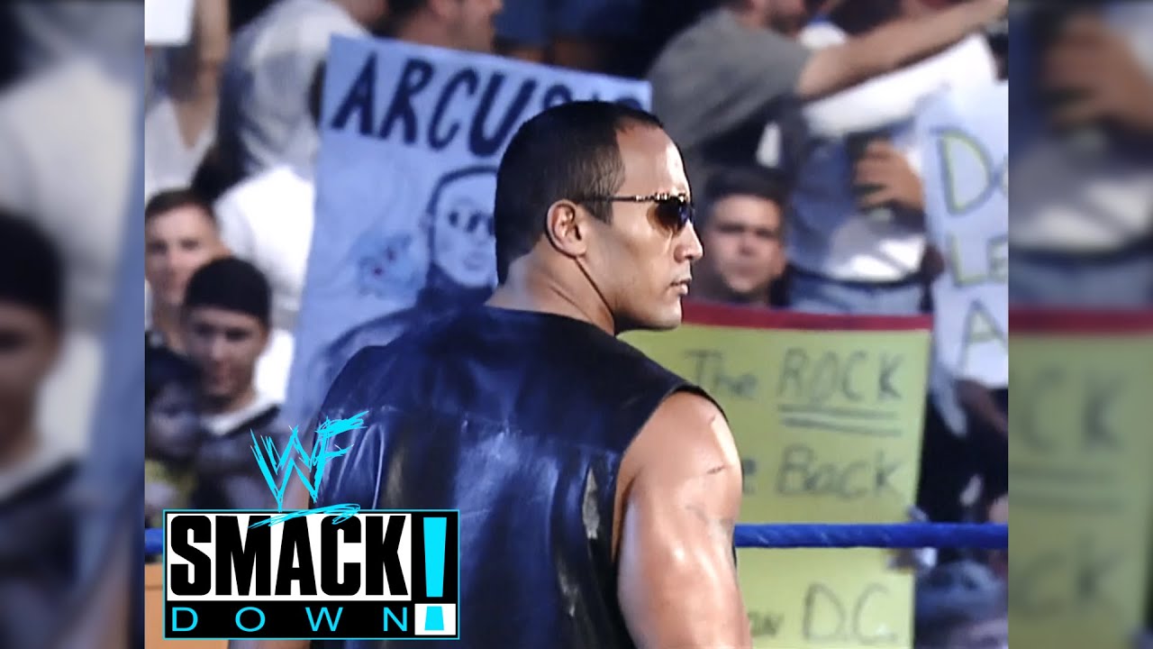 The Rock Entrance 2001 Washington, D.C. Crowd Goes Insane! (Huge Pop) SMACKDOWN!