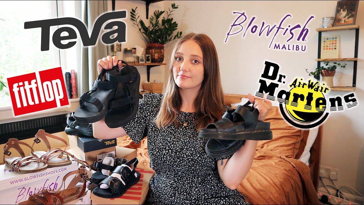 COMFY SANDAL REVIEW | DR MARTENS, TEVA, FITFLOP ETC | TESTING COMFORTABLE SANDALS 2020