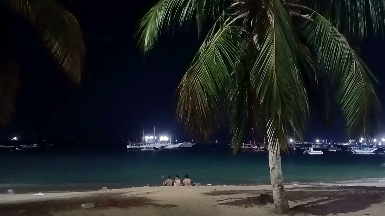 POV Caminhada numa noite de quinta-feira pela orla de Fortaleza (Ceará) – 01/2026 