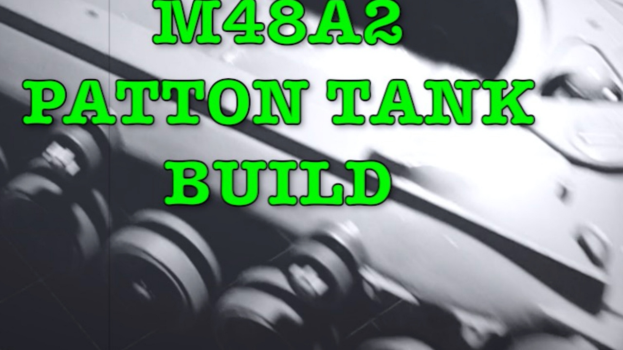 M48A2 Patton Tank Build EP3 - Dry Brush Techniques