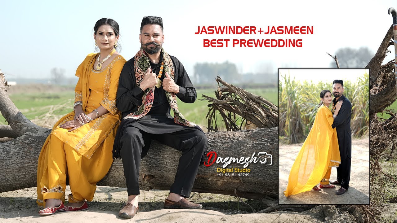JASWINDER+JASMEEN BEST PREWEDDING DASHMESH STUDIO DAROLI KALAN M.9815442749