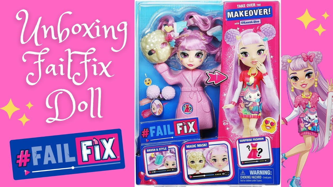 😊 Unboxing FAIL FIX Doll | Kawaii.Qtee Makeover! | Afrah's Art Gallery