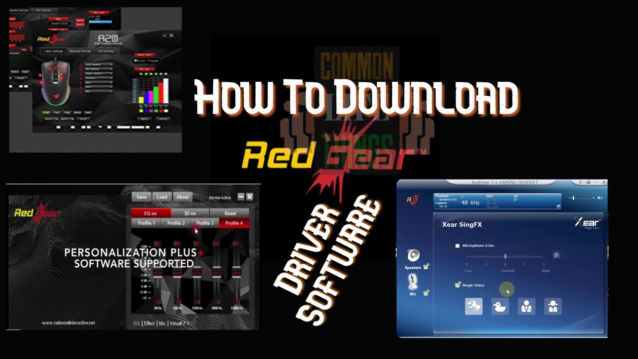 [Easy Way] How to download Redgear Driver/Software easily&Quickly| install driver without CD DVD Rom