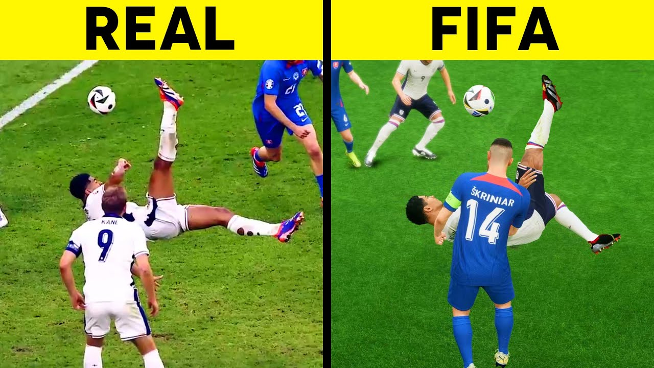 Recriei os Golaços da Eurocopa no FIFA