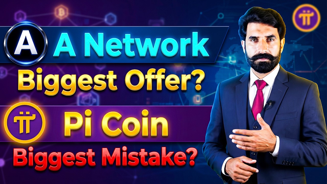 A Netowrk Biggest Offer | Pi Coin Biggest Mistake | Pi Network Update | ANET News | Albarizon Crypto