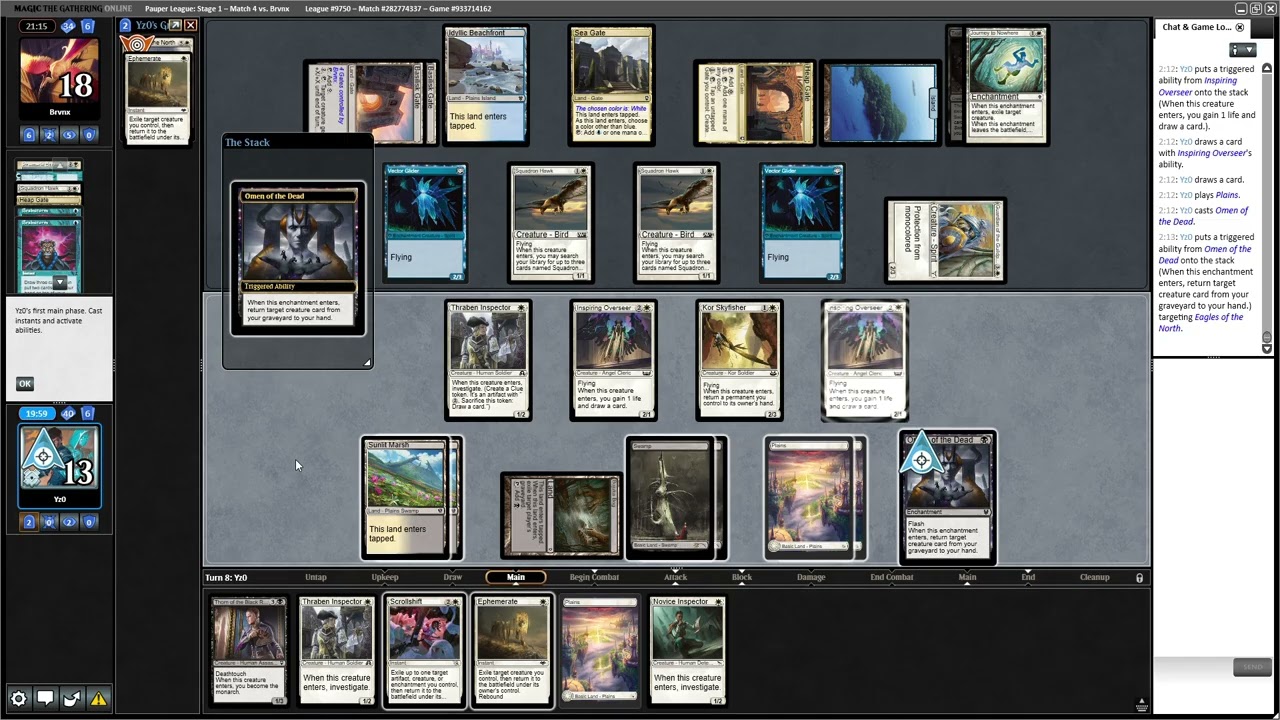 Caw Gates VS Orzhov blink #mtgpauper