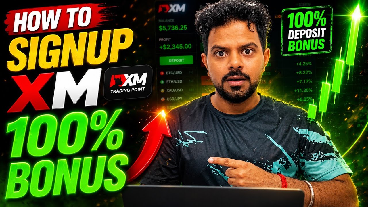 🔥How To Signup XM Broker | Get 100% Deposit Bonus