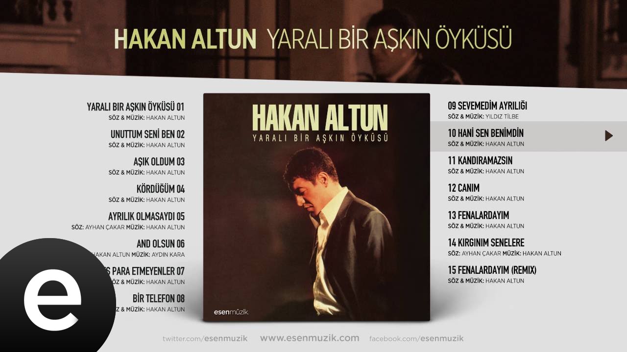 Hani Sen Benimdin (Hakan Altun) Official Audio #hanisenbenimdin #hakanaltun - Esen Müzik