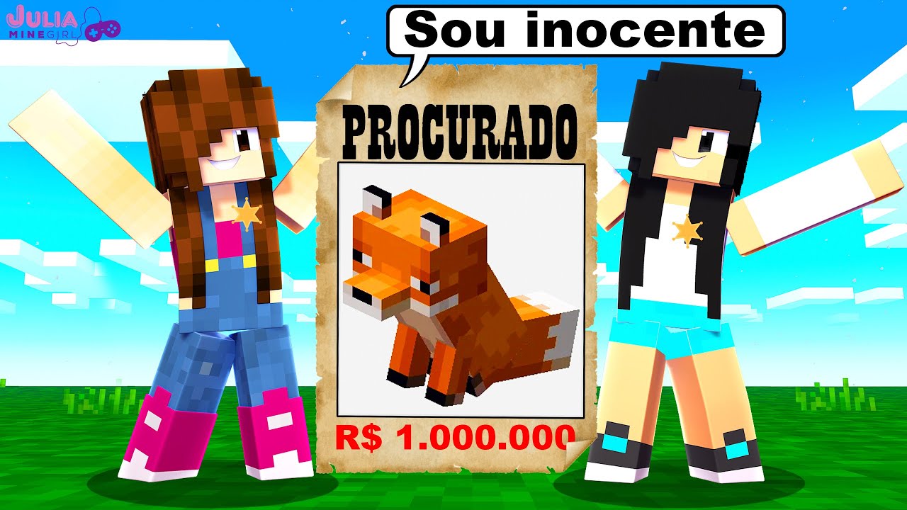 PROCURA-SE RAPOSA FUGITIVA no MINECRAFT!