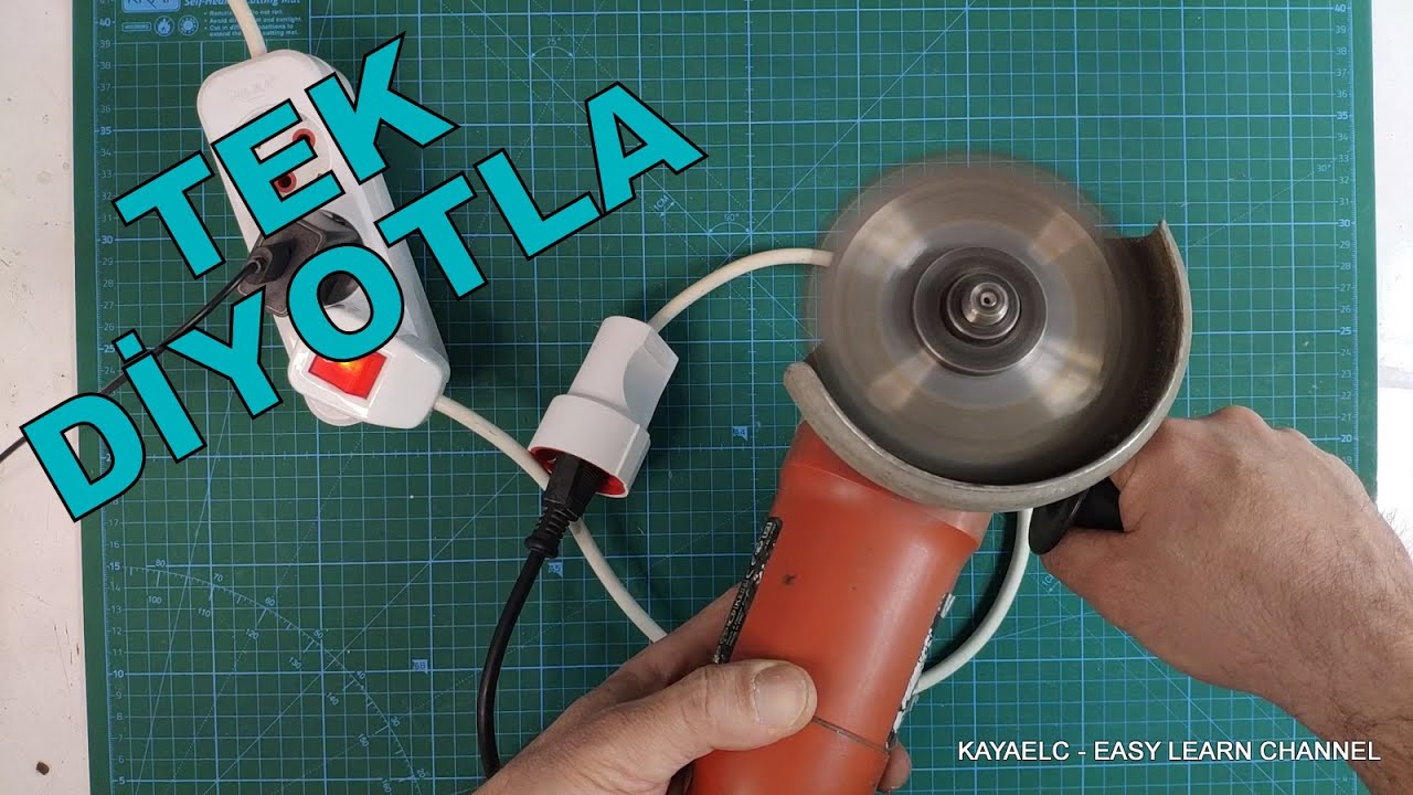 TEK BİR DİYOTLA ELEKTRİKLİ CİHAZLARINIZA KADEMELİ KONTROL NASIL YAPILIR?