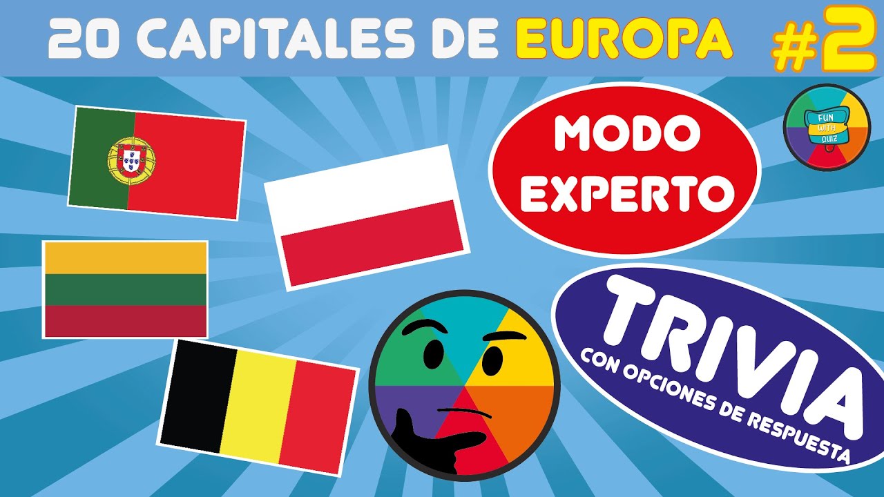 Adivina 20 Capitales de Europa 🇪🇺🏙️🧠💪🏻 | SIN opciones de respuesta | Parte 2